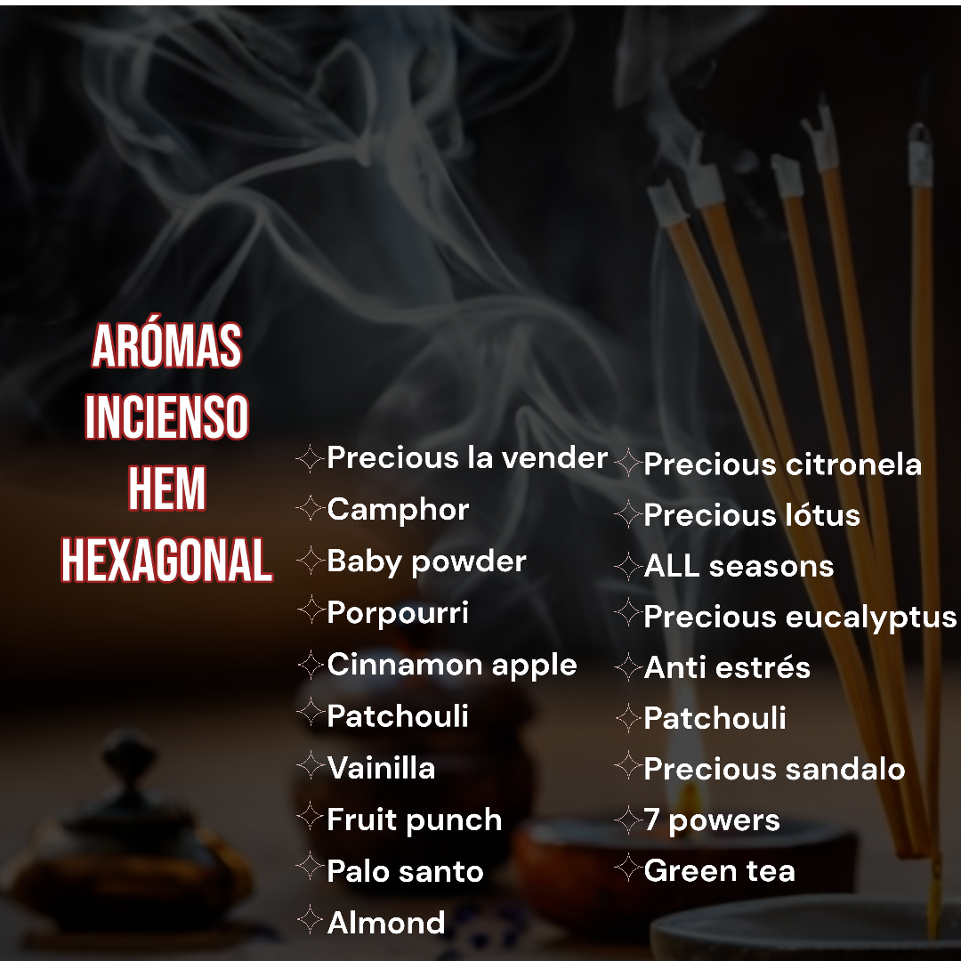 INCIENSO HEXAGONAL INCIENSO HEXAGONAL